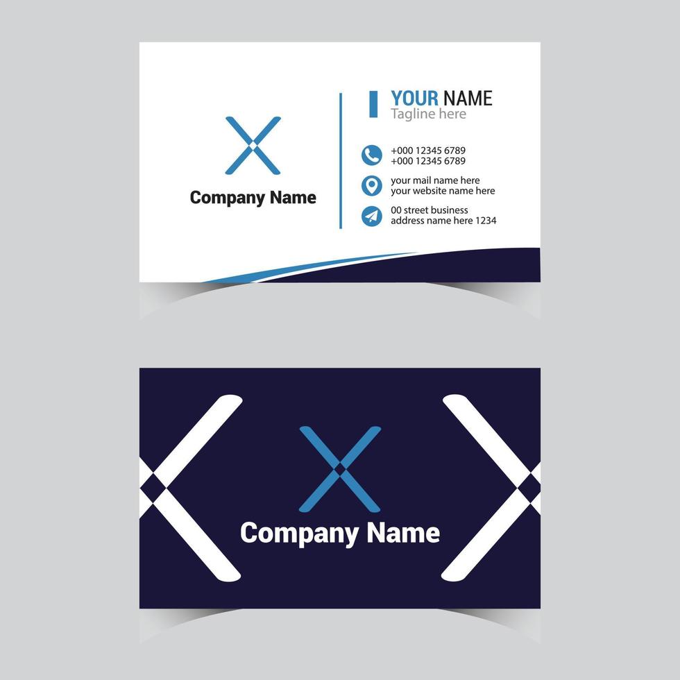 Creative and Modern Business Card Design vector