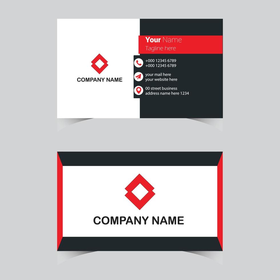 Creative Business Card Design for your Business vector