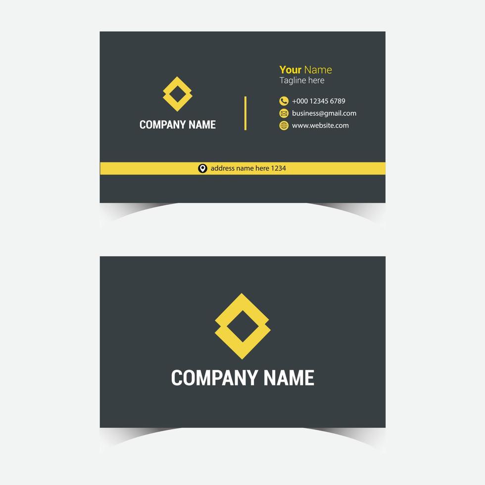 Creative and Modern Business Card Design vector