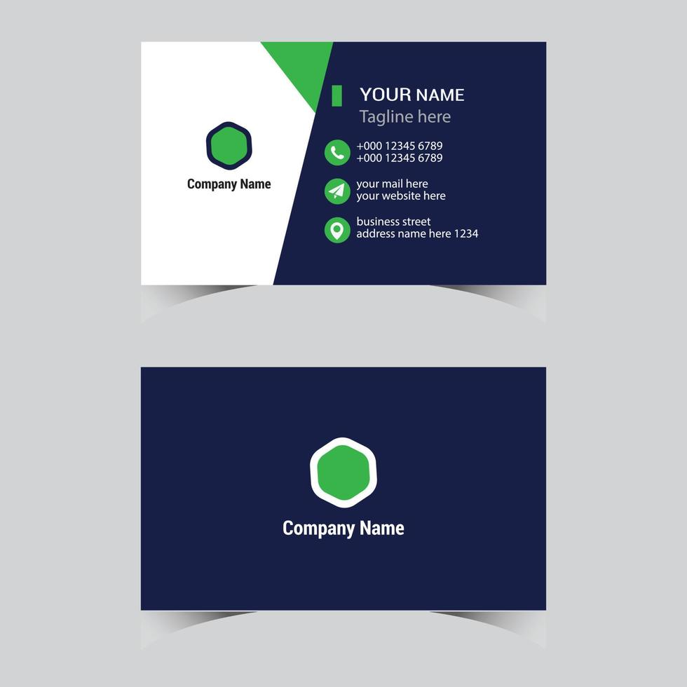 Creative Business Card Design for your Business vector