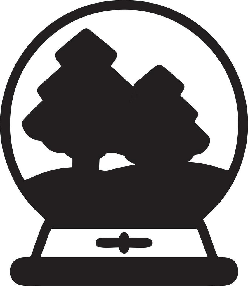 Tree icon symbol image vector, illustration of the tree botany in black image vector