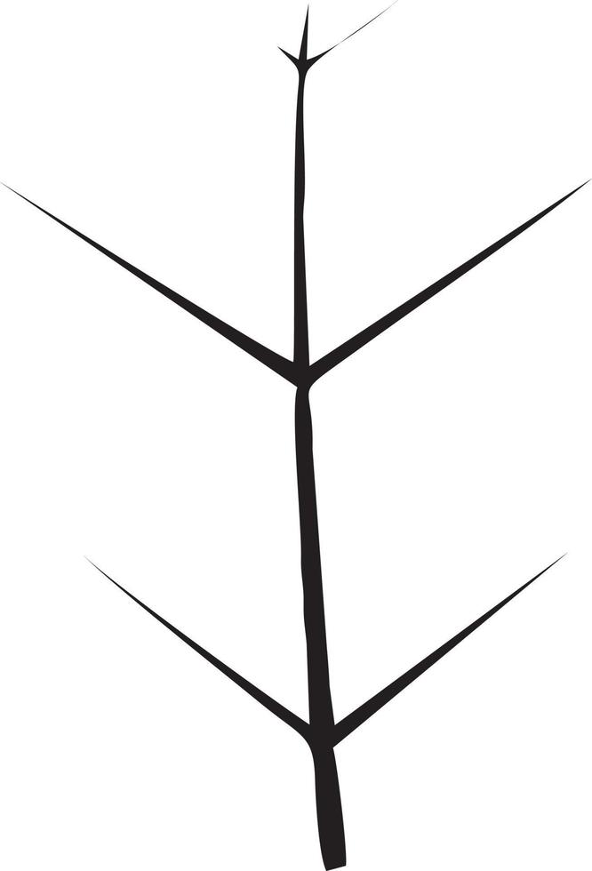 Tree icon symbol image vector, illustration of the tree botany in black image vector