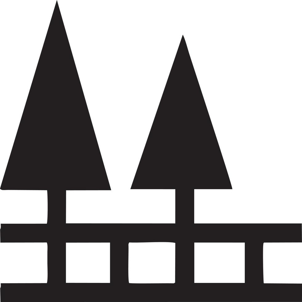Tree icon symbol image vector, illustration of the tree botany in black image vector