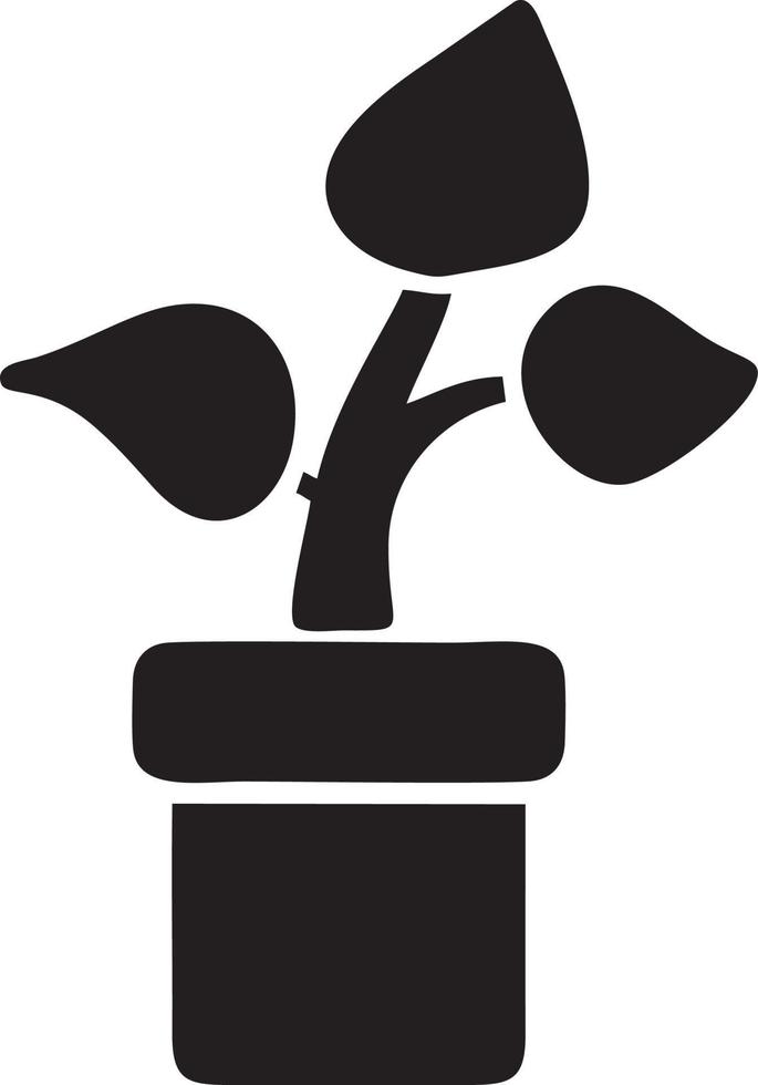 Tree icon symbol image vector, illustration of the tree botany in black image vector