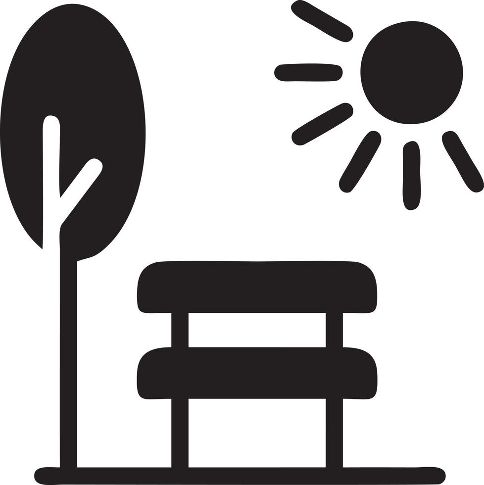 Tree icon symbol image vector, illustration of the tree botany in black image vector