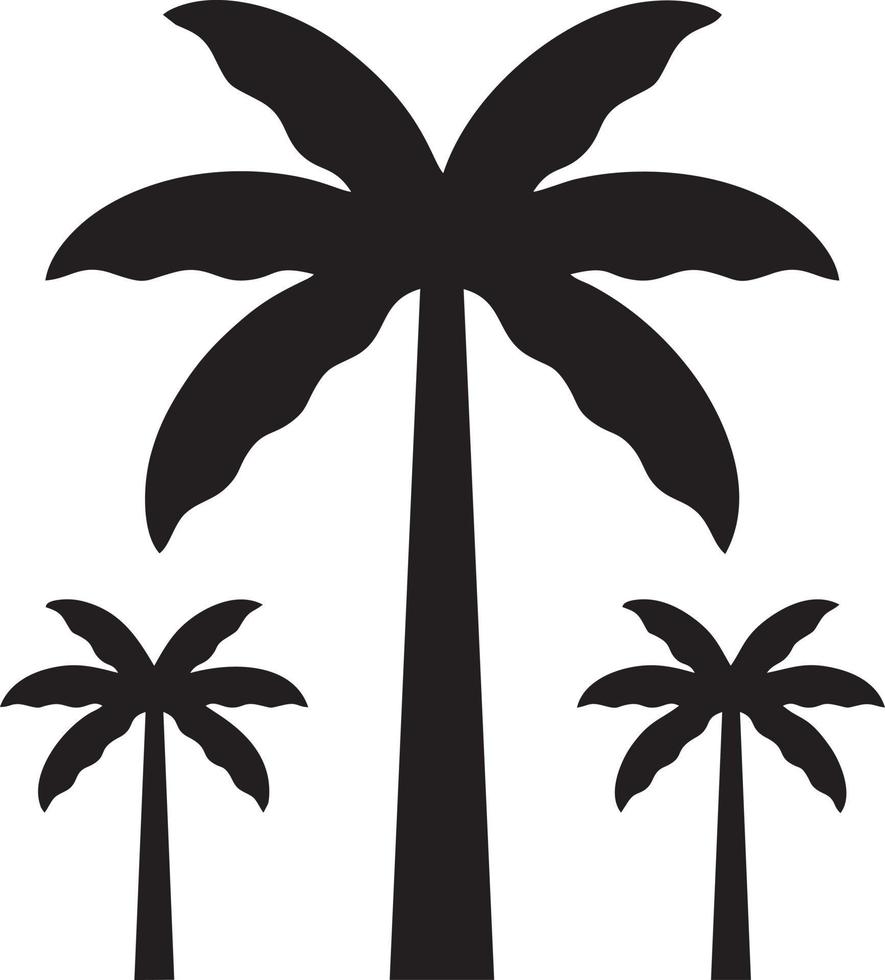 Tree icon symbol image vector, illustration of the tree botany in black image vector