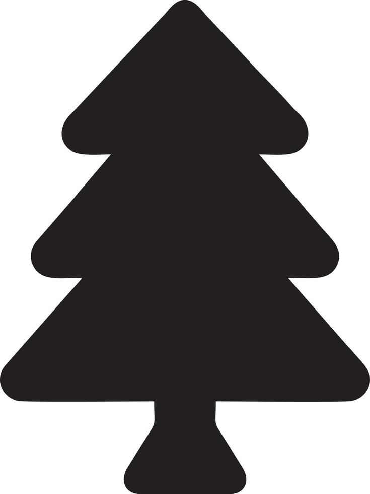 Tree icon symbol image vector, illustration of the tree botany in black image vector