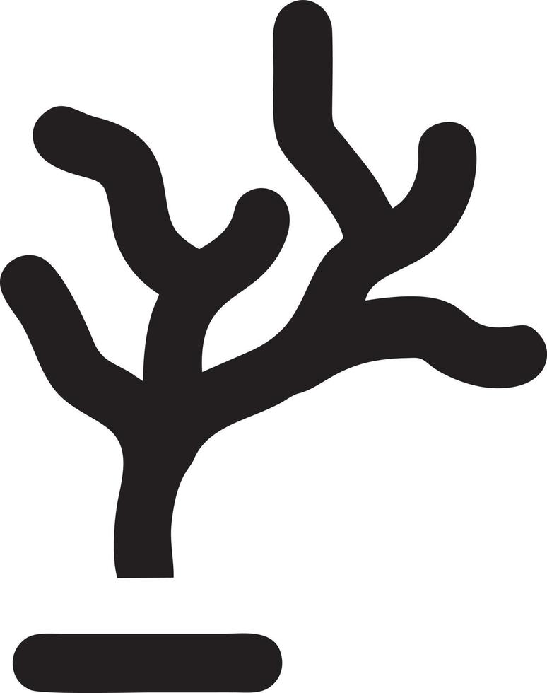 Tree icon symbol image vector, illustration of the tree botany in black image vector