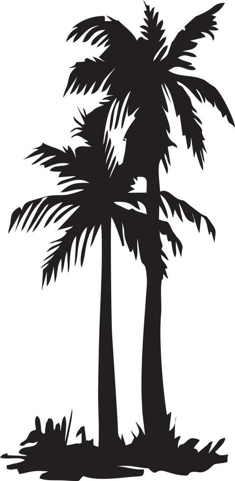 Tree icon symbol image vector, illustration of the tree botany in black image vector