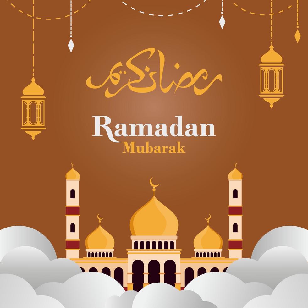 Ramadán Mubarak antecedentes modelo vector