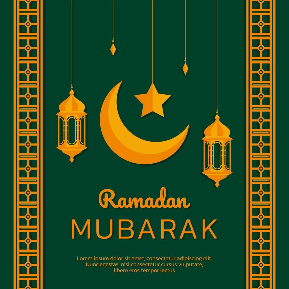 Ramadán Mubarak antecedentes modelo vector