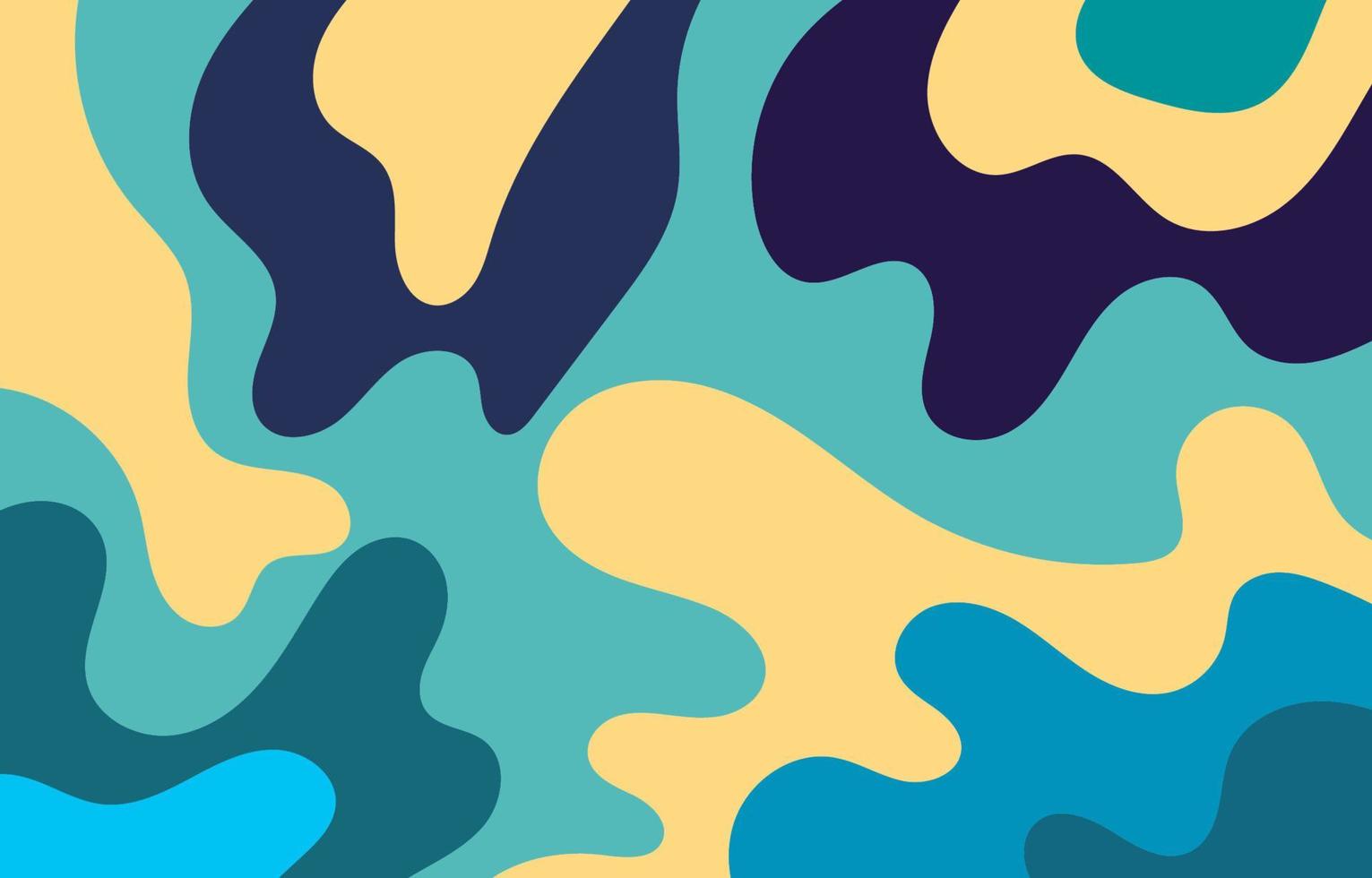 Colorful Groovy background design concept vector