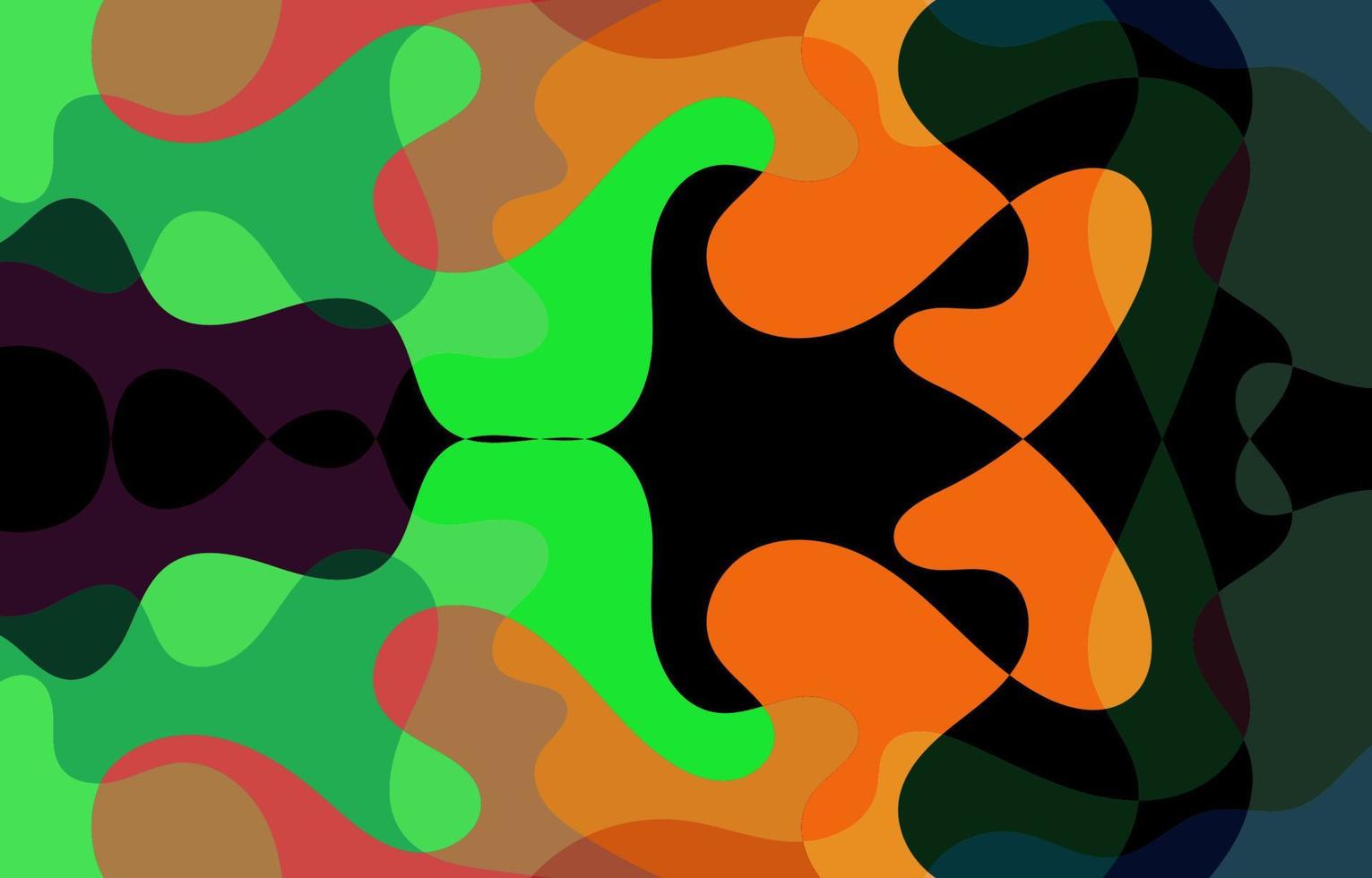 Colorful Groovy background design concept vector