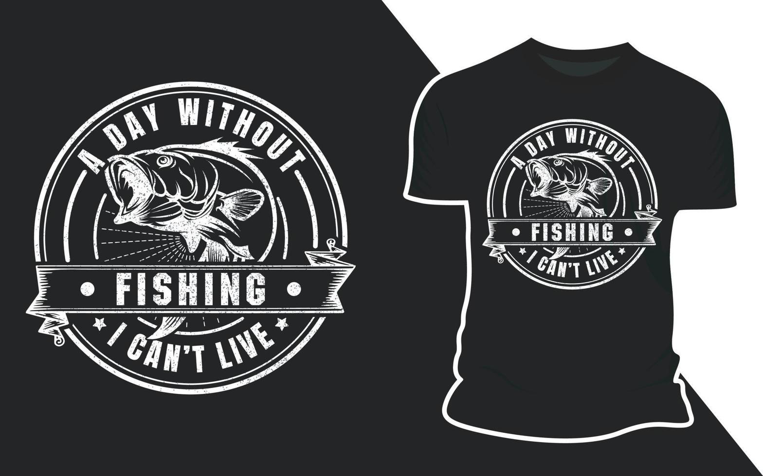 Fishing T shirt Apparel Clothing Vector Design