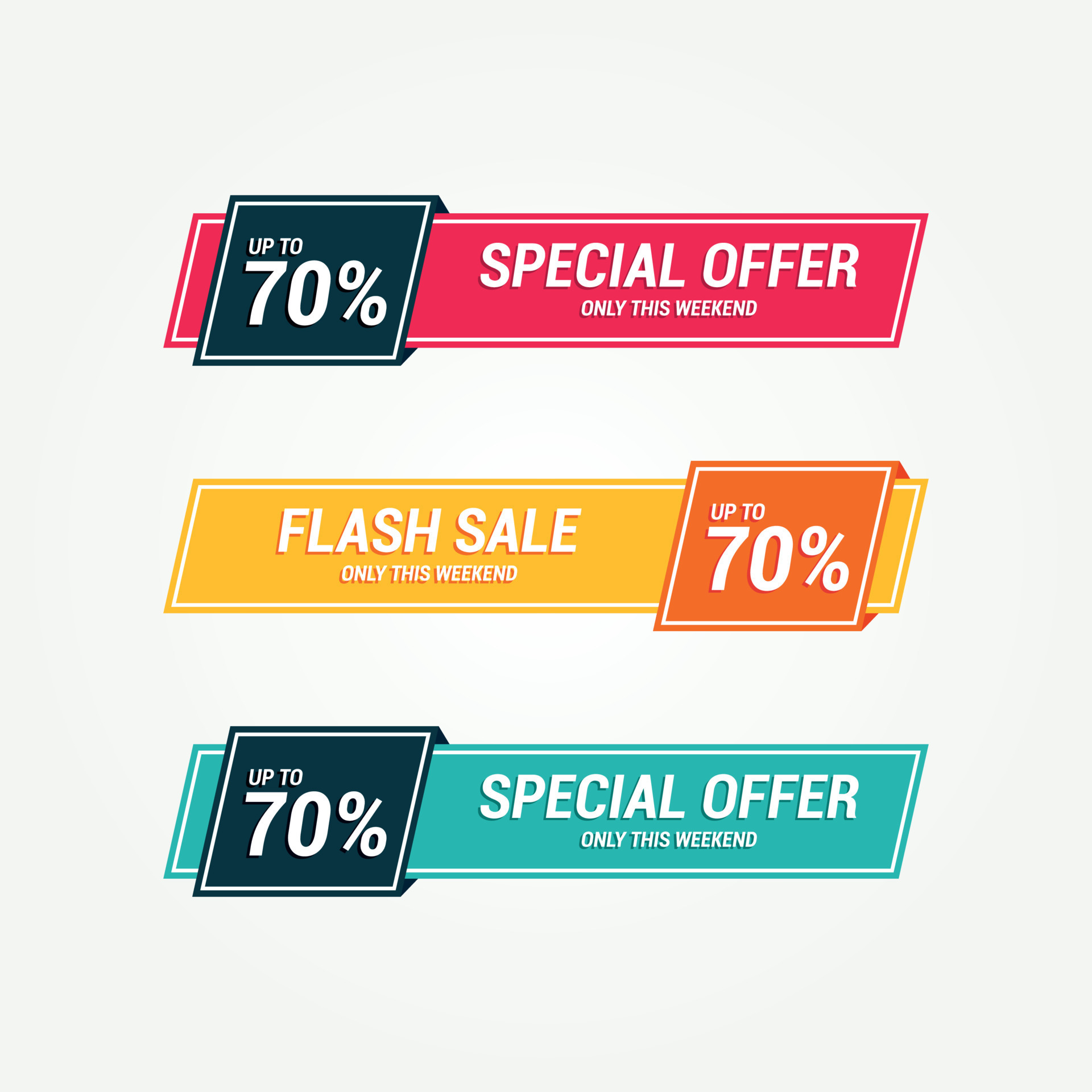Flash Sale Label Collections 22127757 Vector Art at Vecteezy