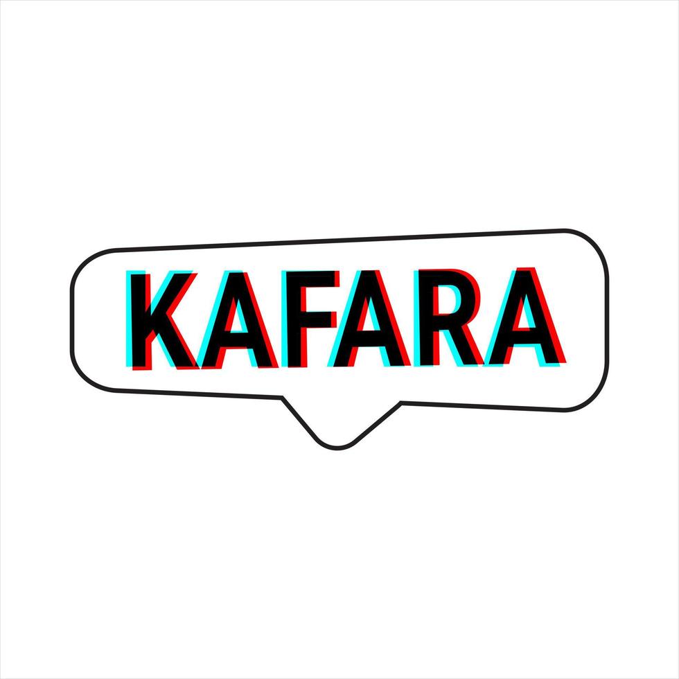 Kafara White Vector Callout Banner with Information on Making Up Missed Fast Days