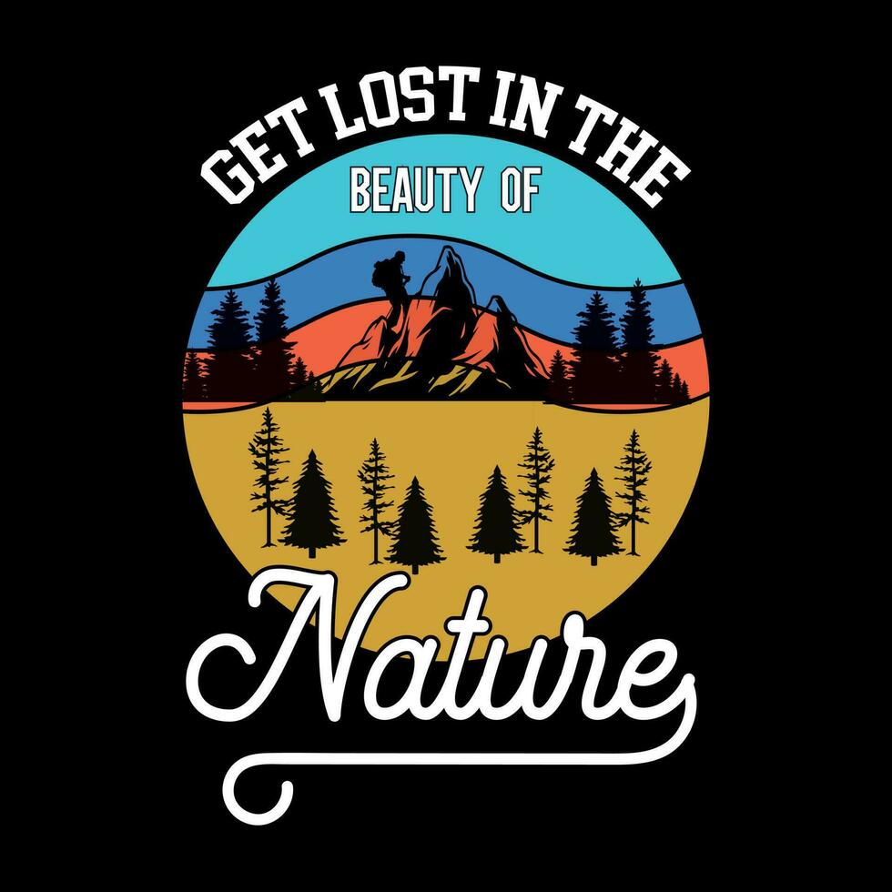 Hiking t shirt designs free download vector