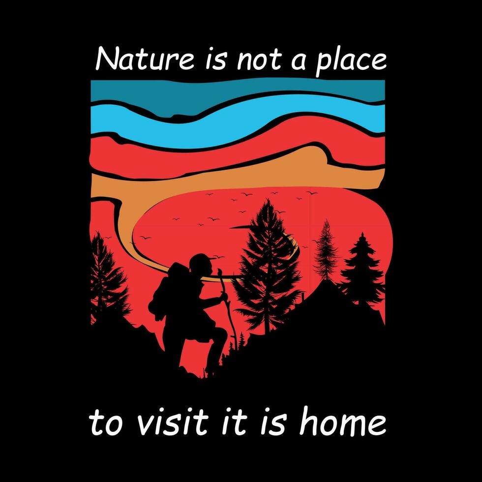 Hiking t shirt designs free download vector