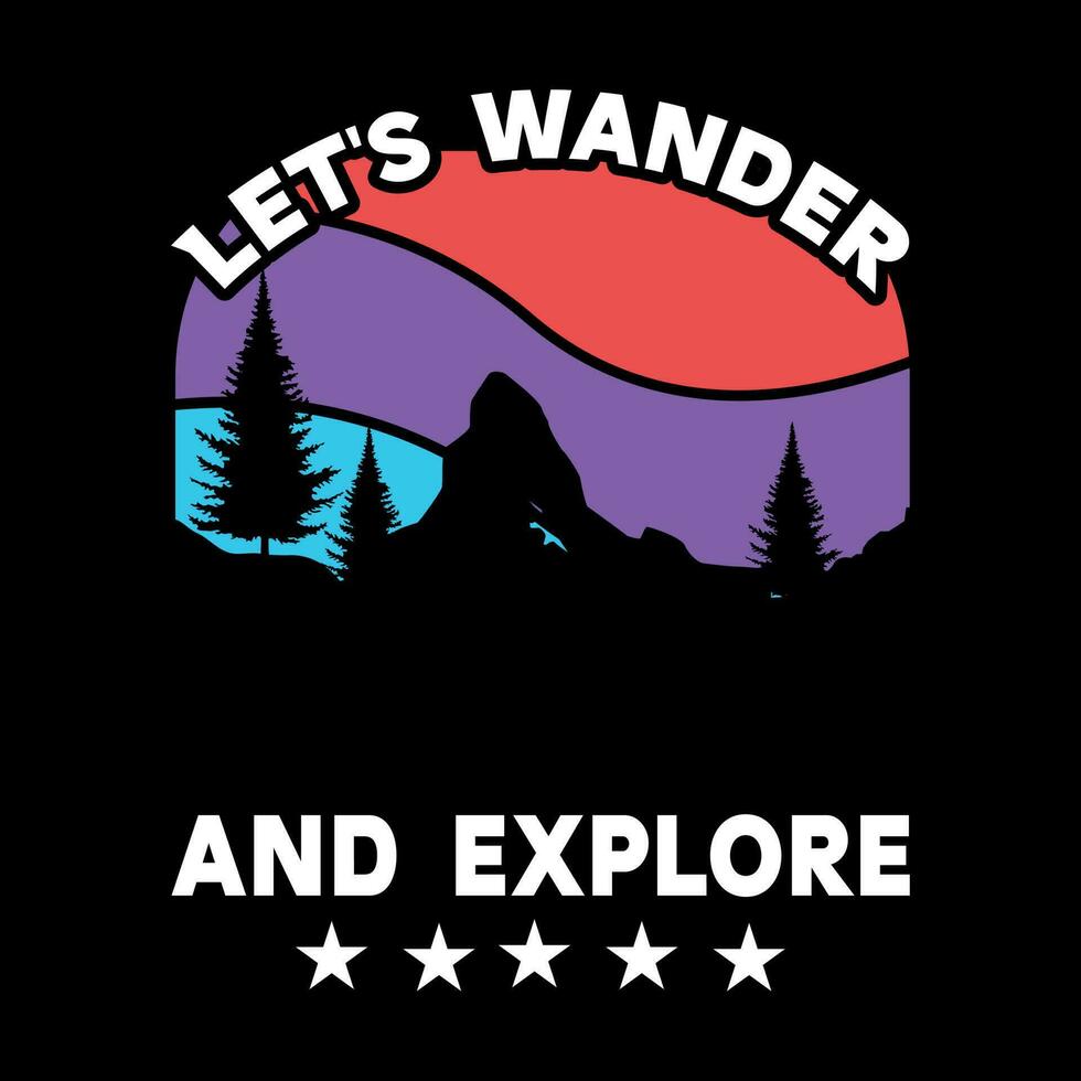 Hiking t shirt designs free download vector
