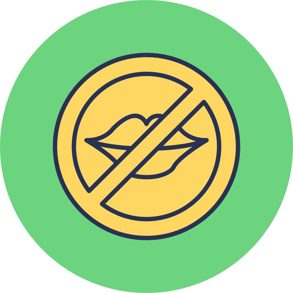 No Catcalling Vector Icon
