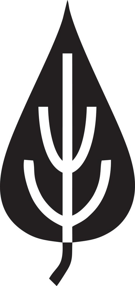 Tree icon symbol image vector, illustration of the tree botany in black image vector