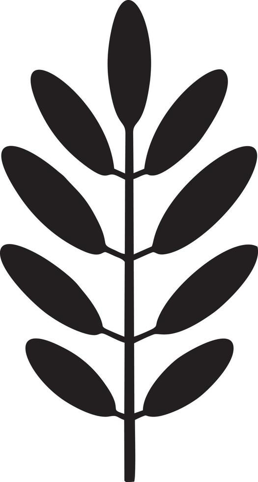 Tree icon symbol image vector, illustration of the tree botany in black image vector