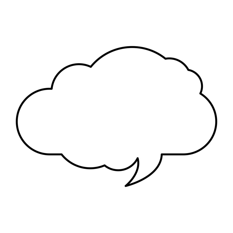 Speech Bubble png, Thought Bubble png, Comic bubble transparent free png