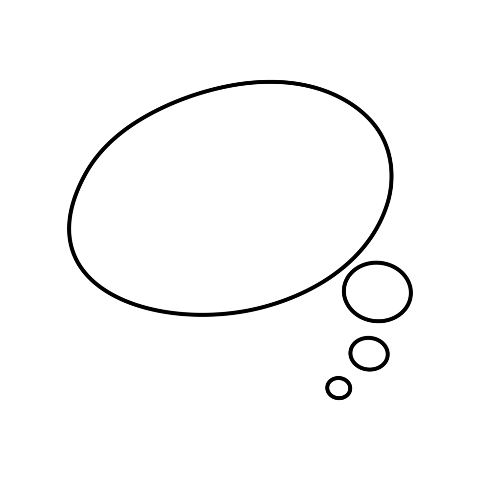 Speech Bubble png, Thought Bubble png, Comic bubble transparent free png
