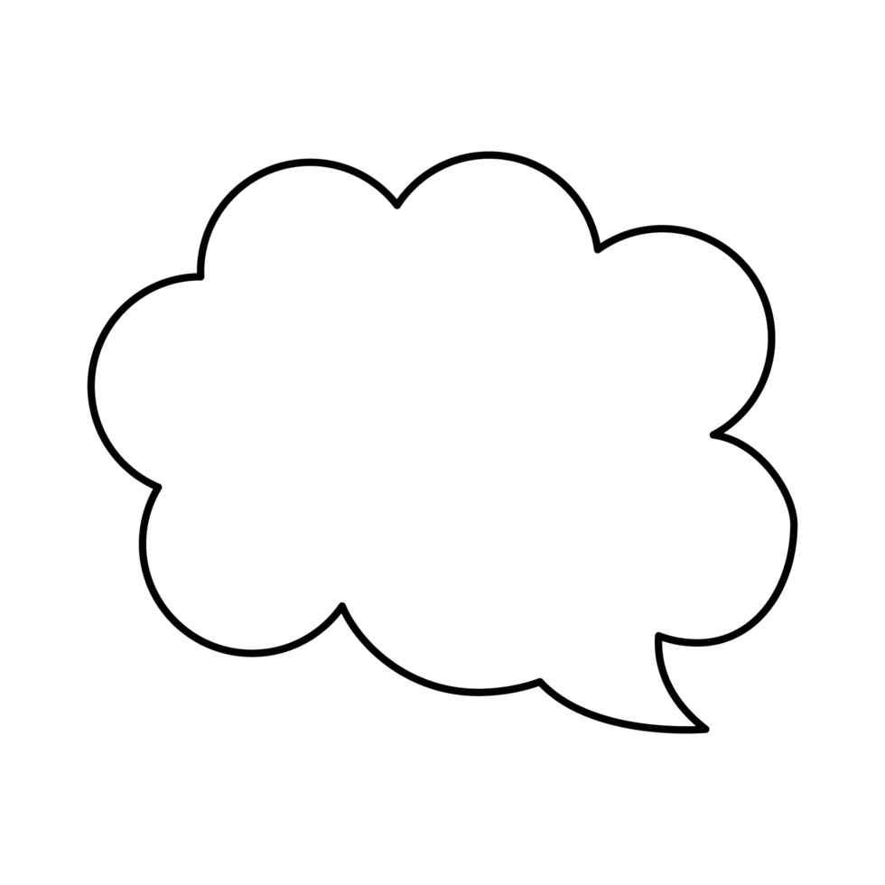 Speech Bubble png, Thought Bubble png, Comic bubble transparent free png