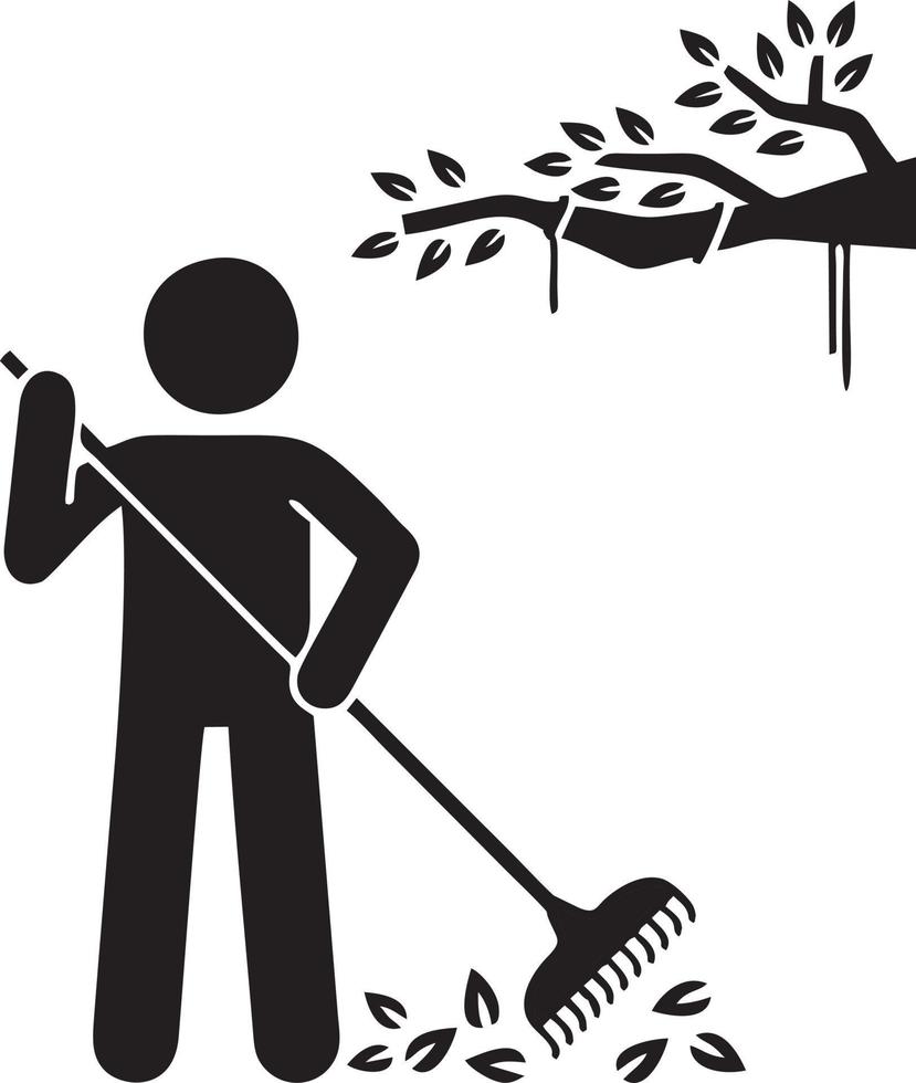 Tree icon symbol image vector, illustration of the tree botany in black image vector