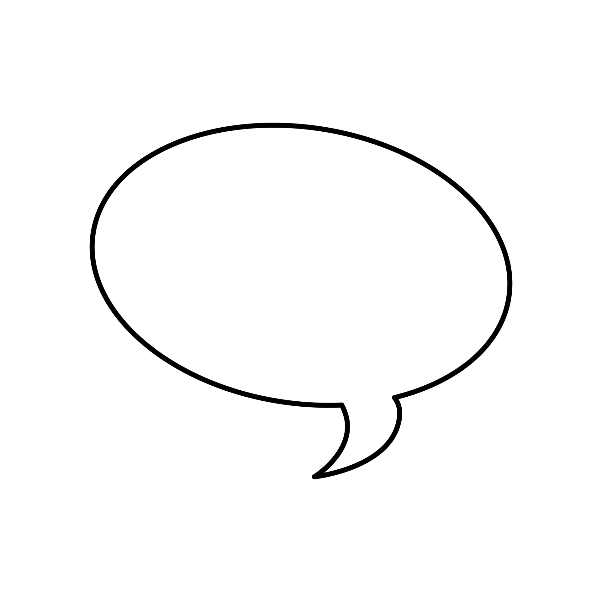 Free Speech Bubble png, Thought Bubble png, Comic bubble transparent