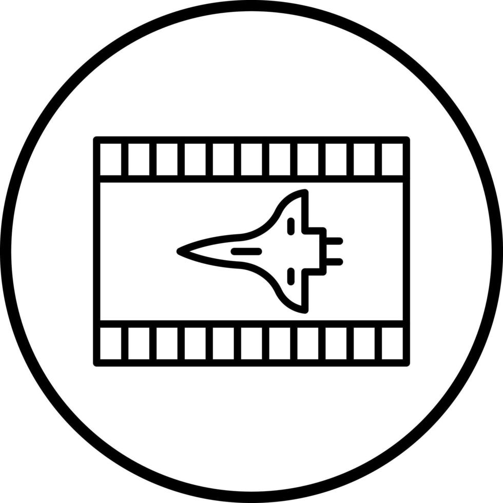 Sci fi Movie Vector Icon Style