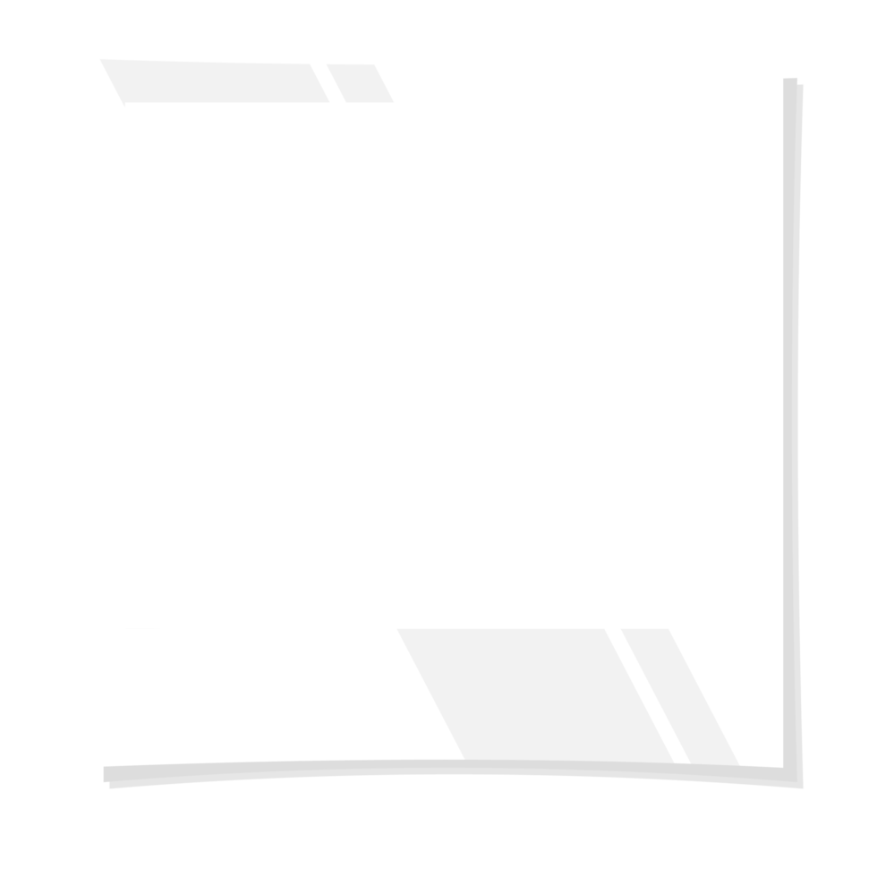 Square Black Photo frame png