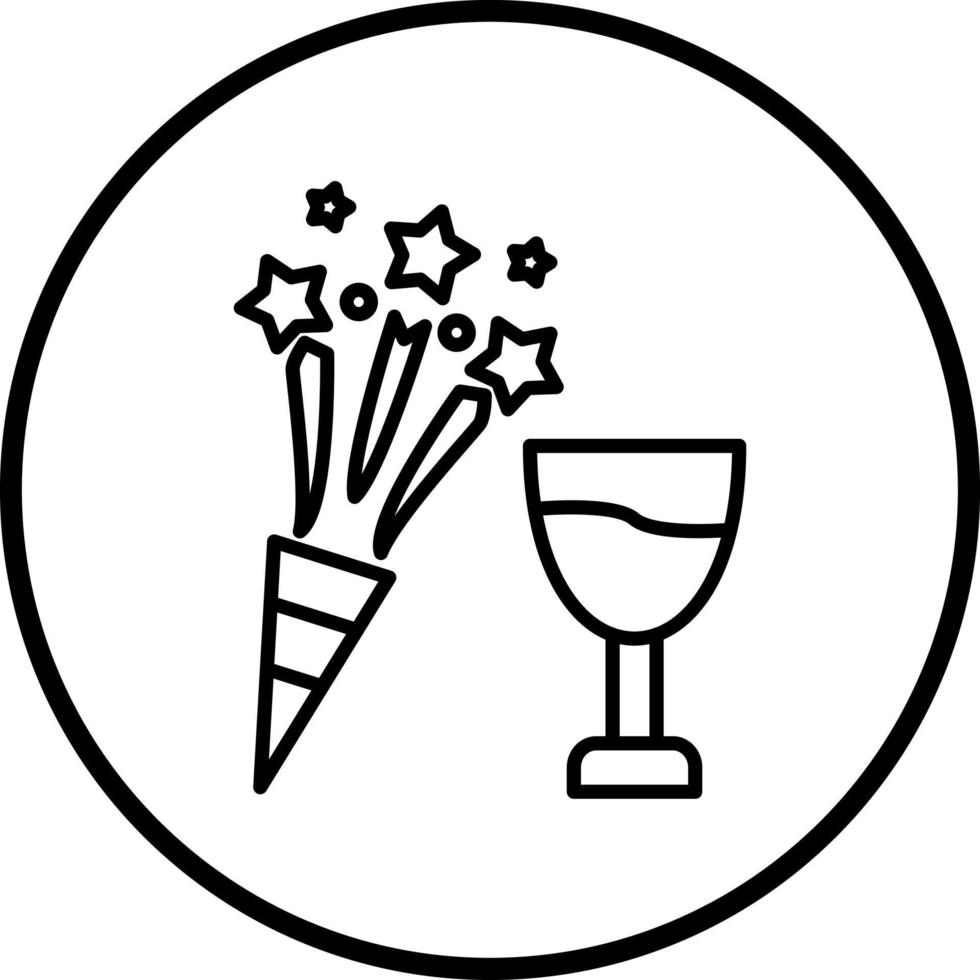 Party Conversation Vector Icon Style