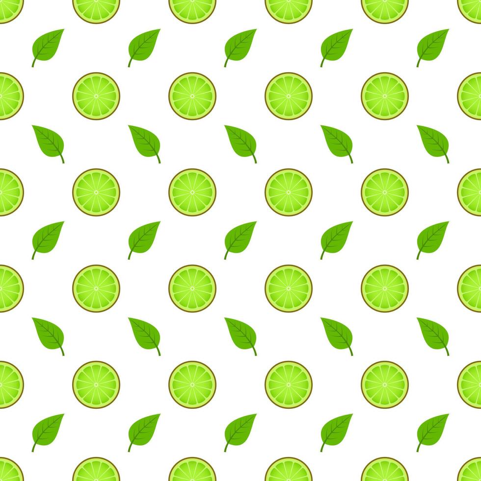 Kiwi seamless pattern ripe kiwi and leaves on white background. vector