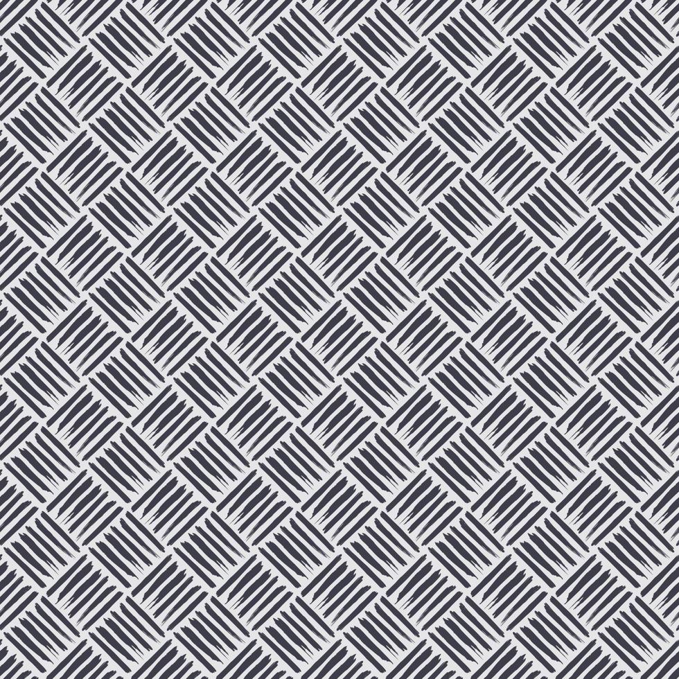 Floor pattern diamond plate metal steel background seamless texture. vector