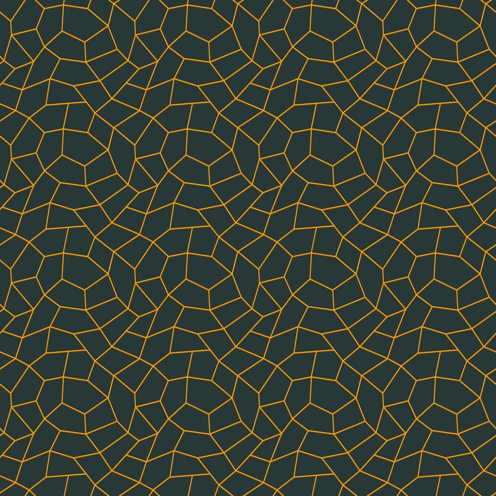 Vector green mosaic texture seamless pattern.