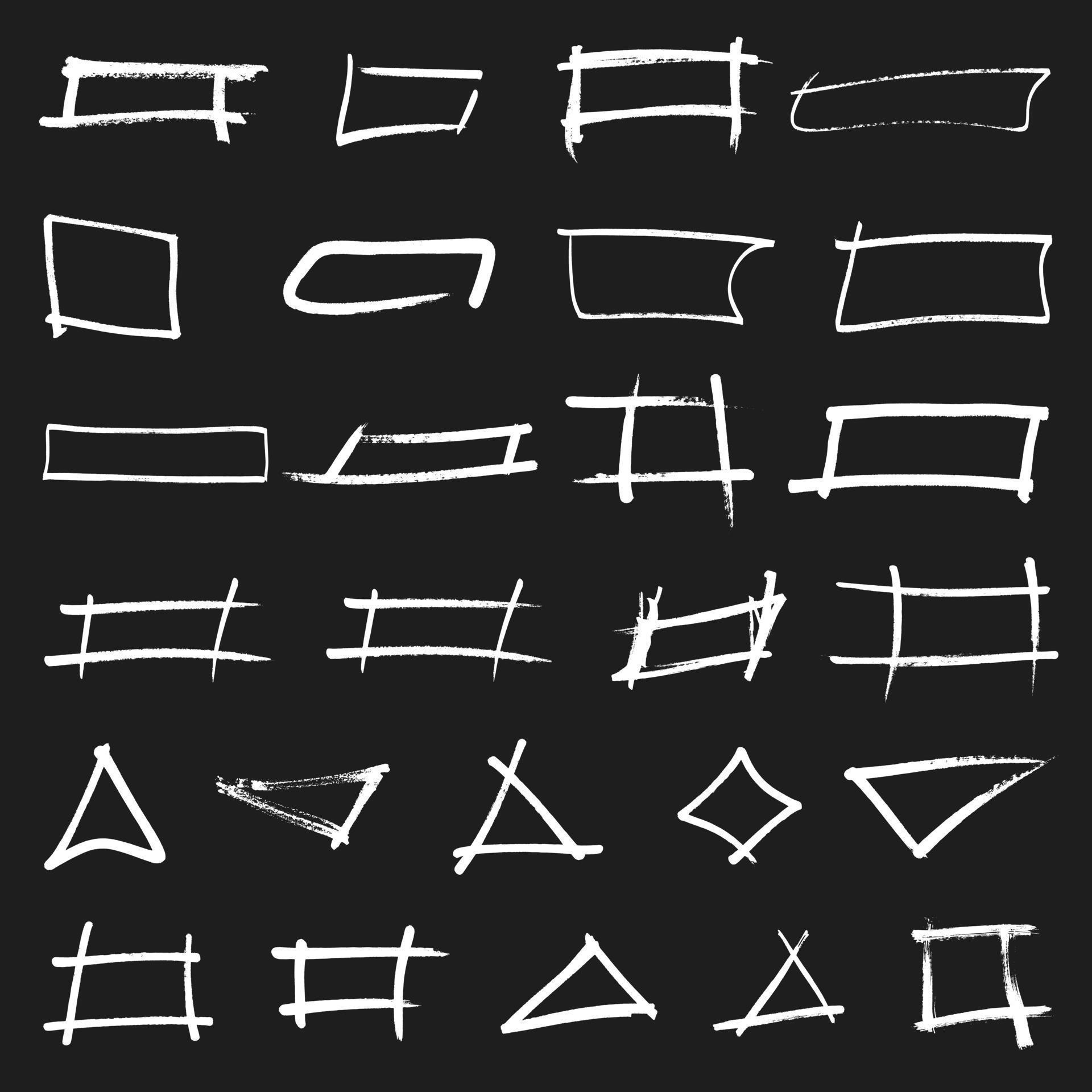 Vector hand drawn frames, lines, circle and bubble collection. 22130514