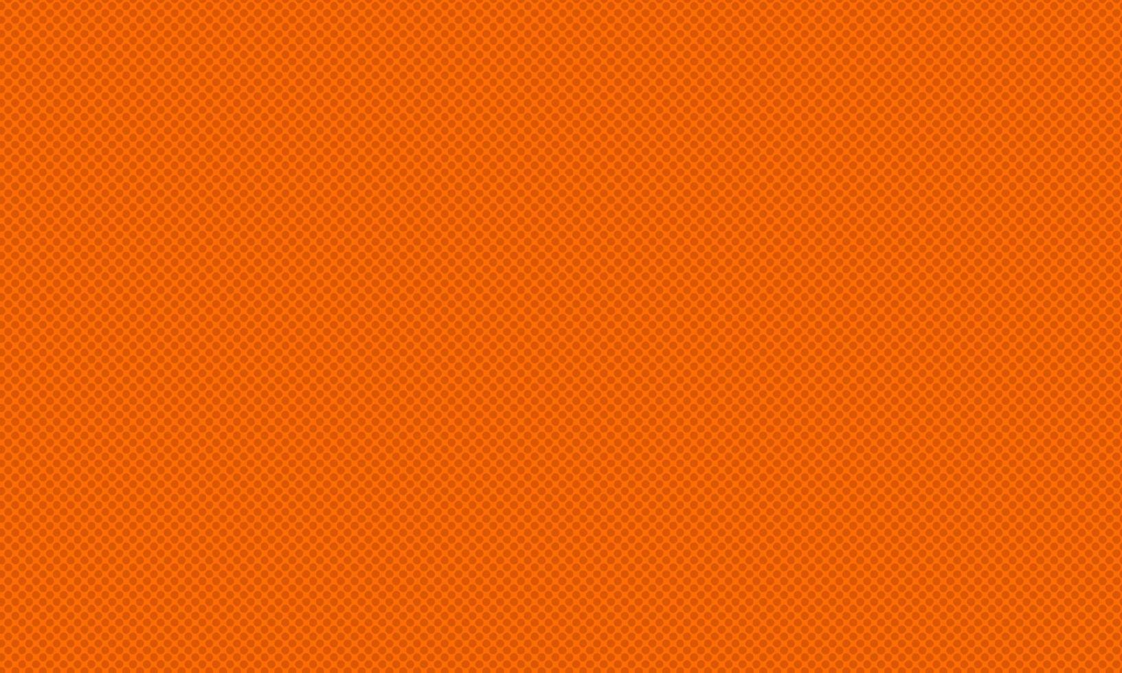 Gradient of orange color and halftone background. vector