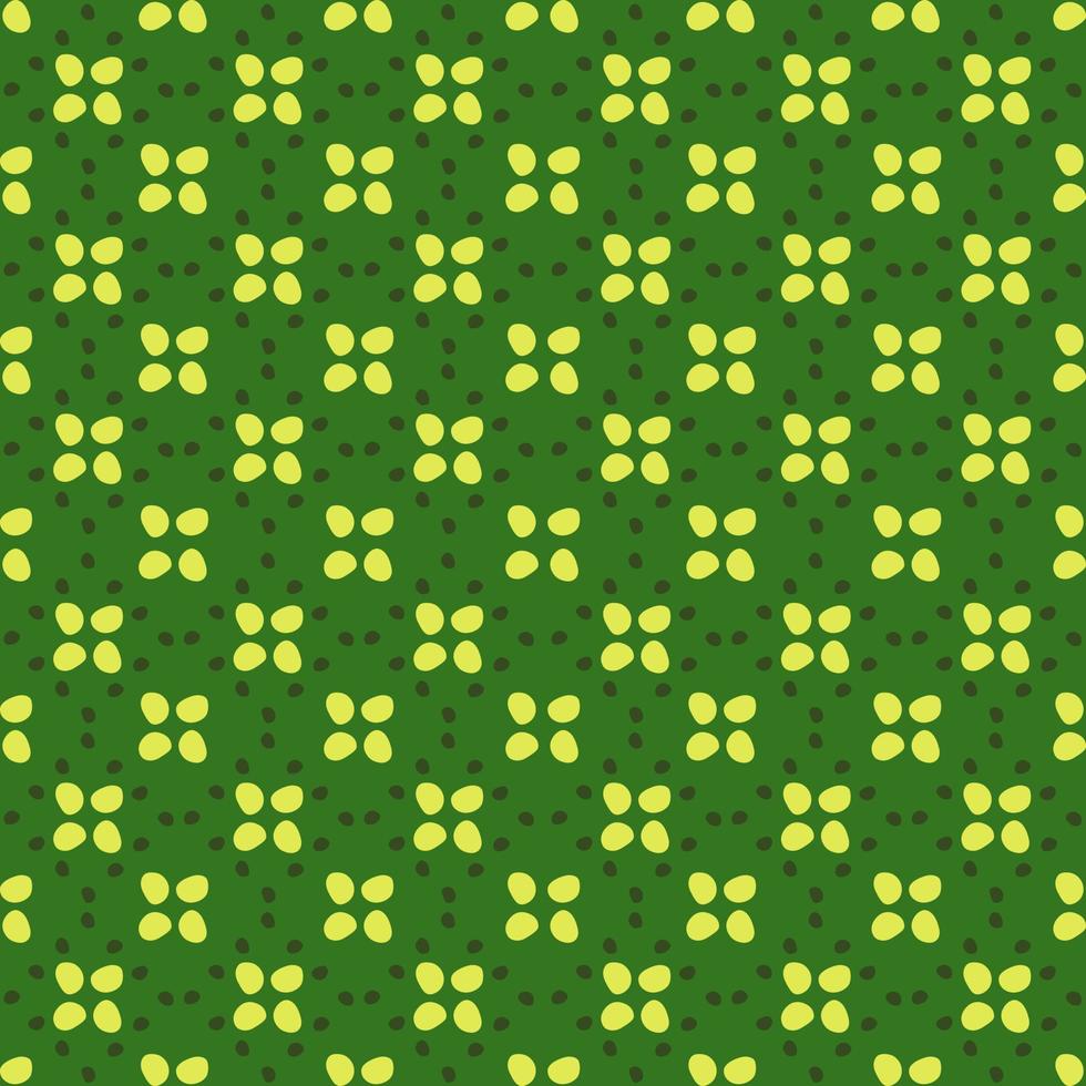 Seamless pattern decorative template texture with green. vector