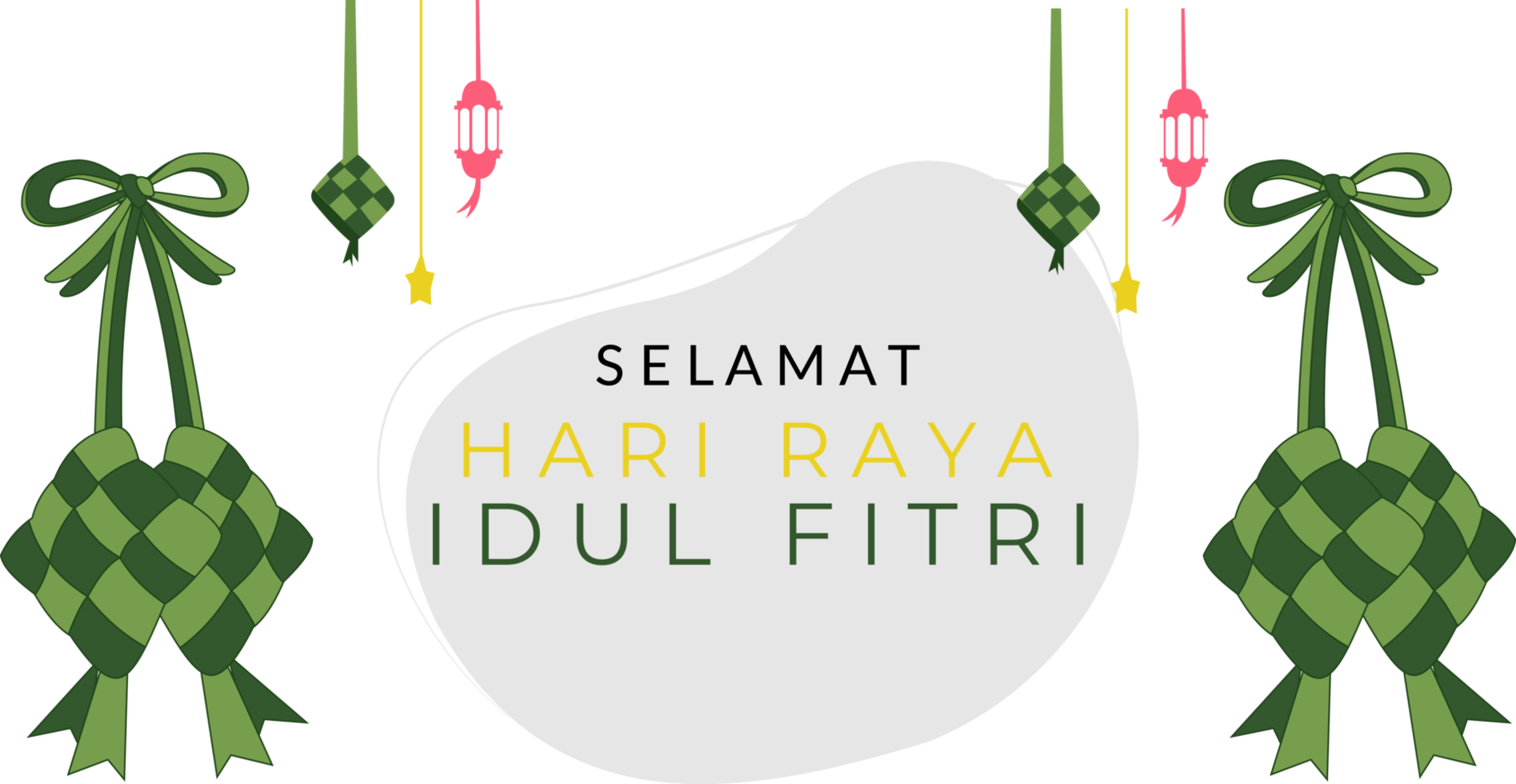 eid mubarak background with diamond icon and percussion instrument. idul fitri or eid mubarak background with ketupat icon and percussion instrument png