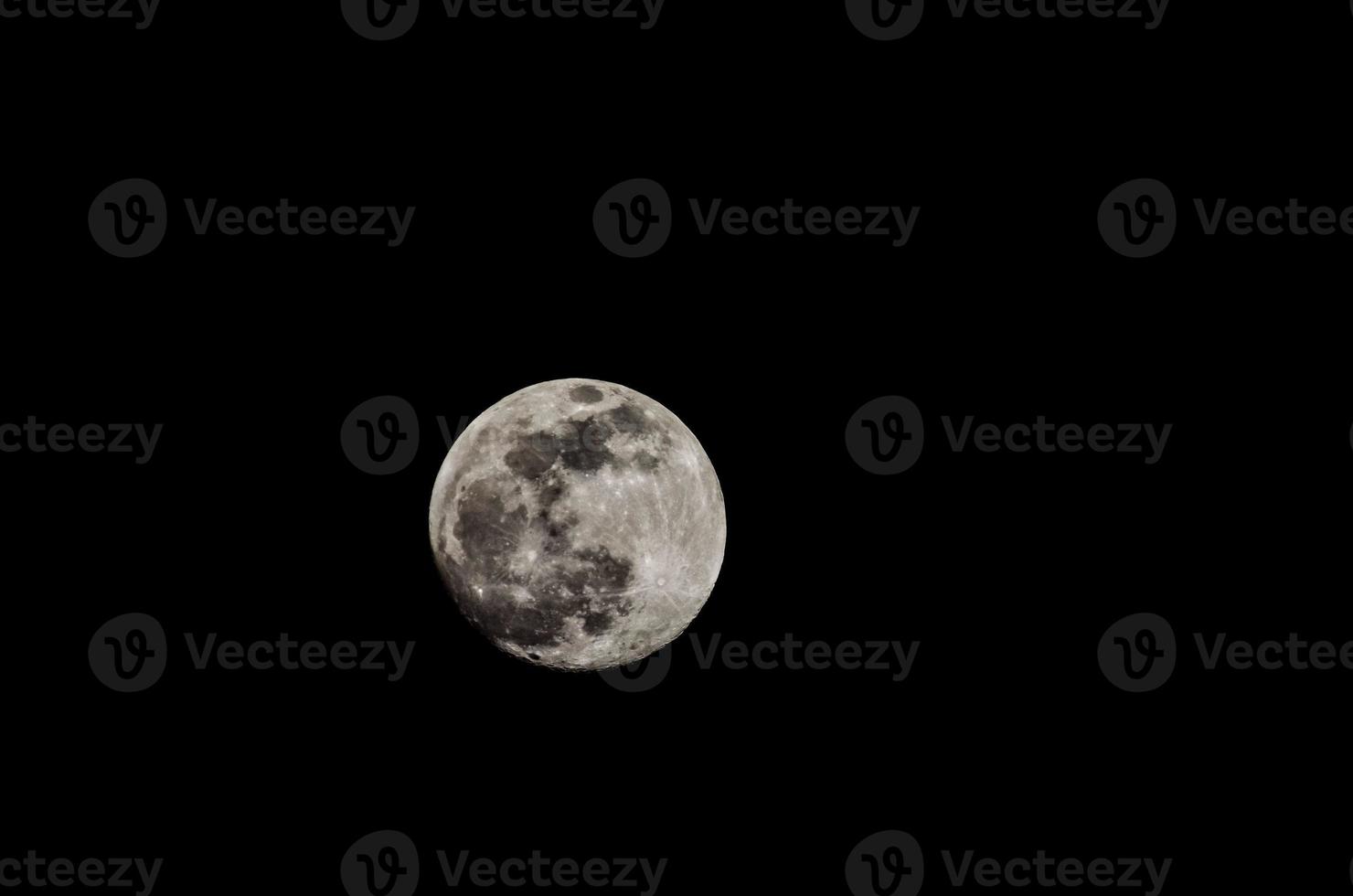 Moon at night photo