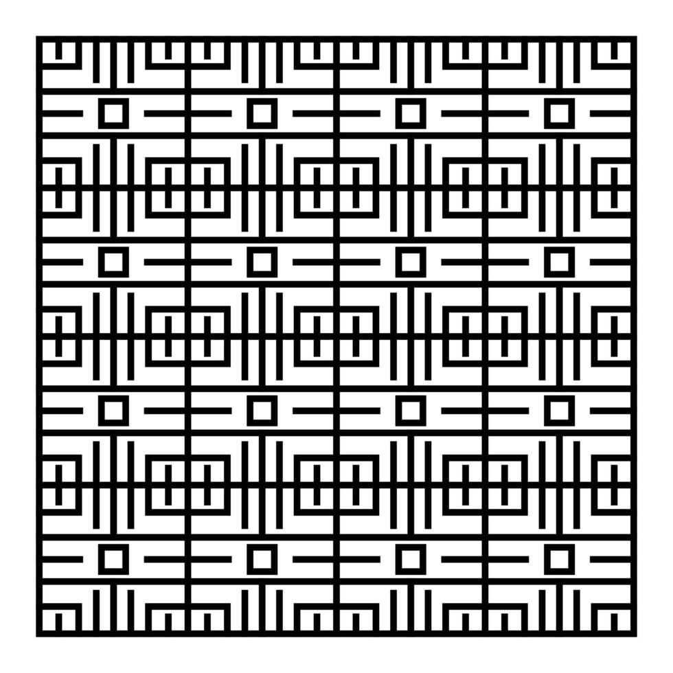 abstract black line pattern vector
