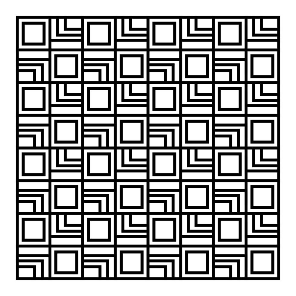 abstract black line pattern vector