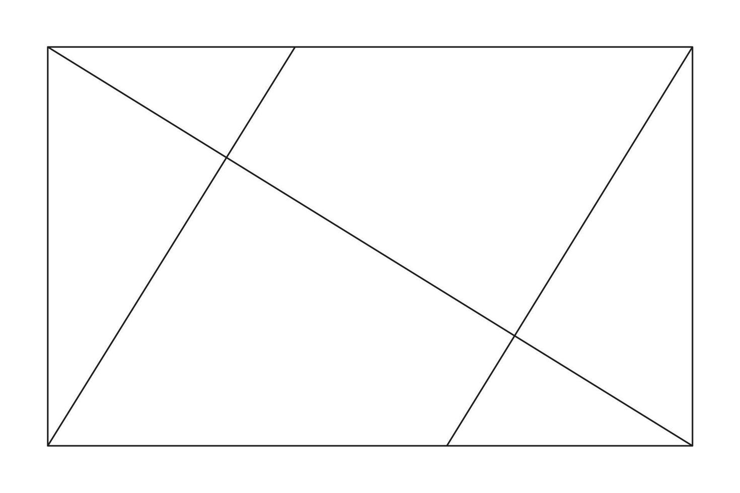 Golden ratio template. Method golden section. Fibonacci array, numbers. Harmony proportions. Vector illustration.