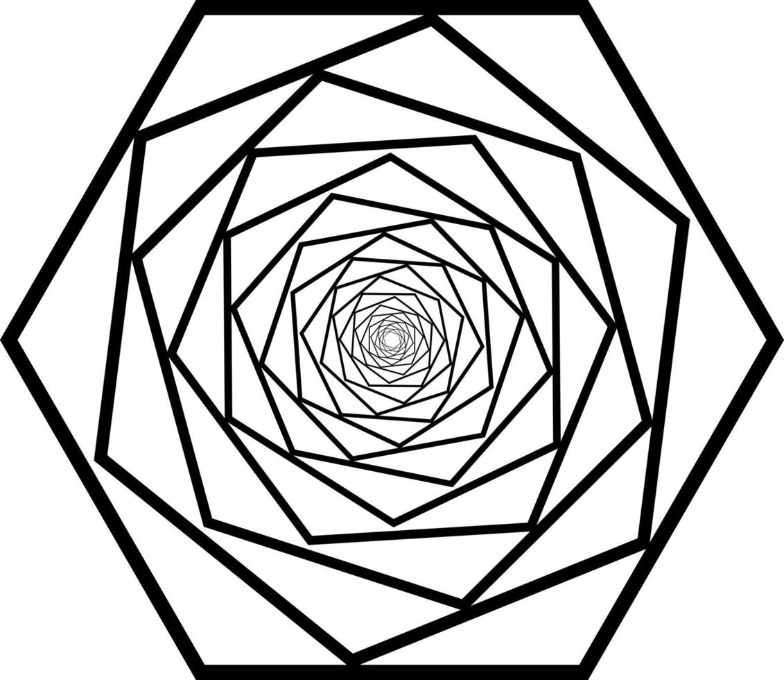 Dynamic Vector Hexagon shape that you can use as logo, symbol, background, icon, etc.