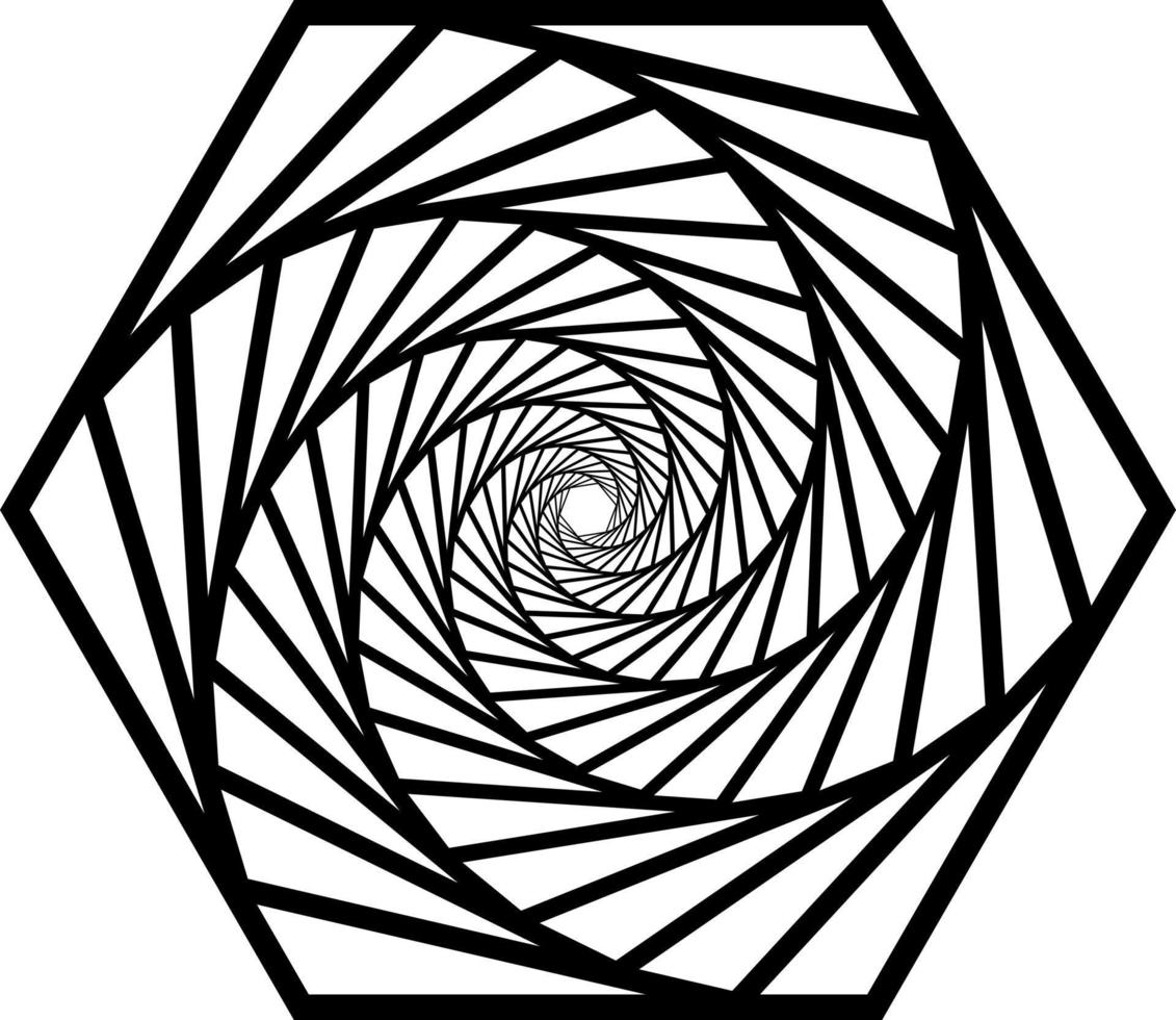 Dynamic Vector Hexagon shape that you can use as logo, symbol, background, icon, etc.