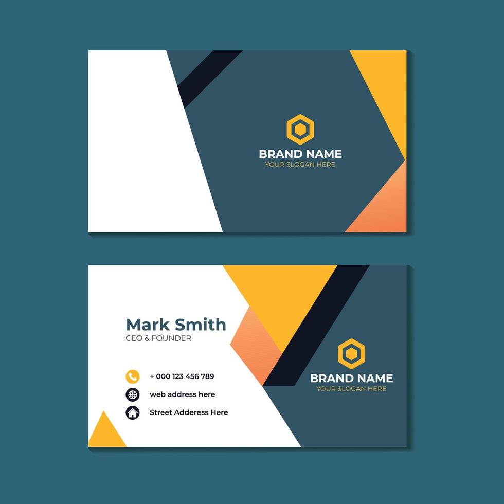 professional business design card template vector