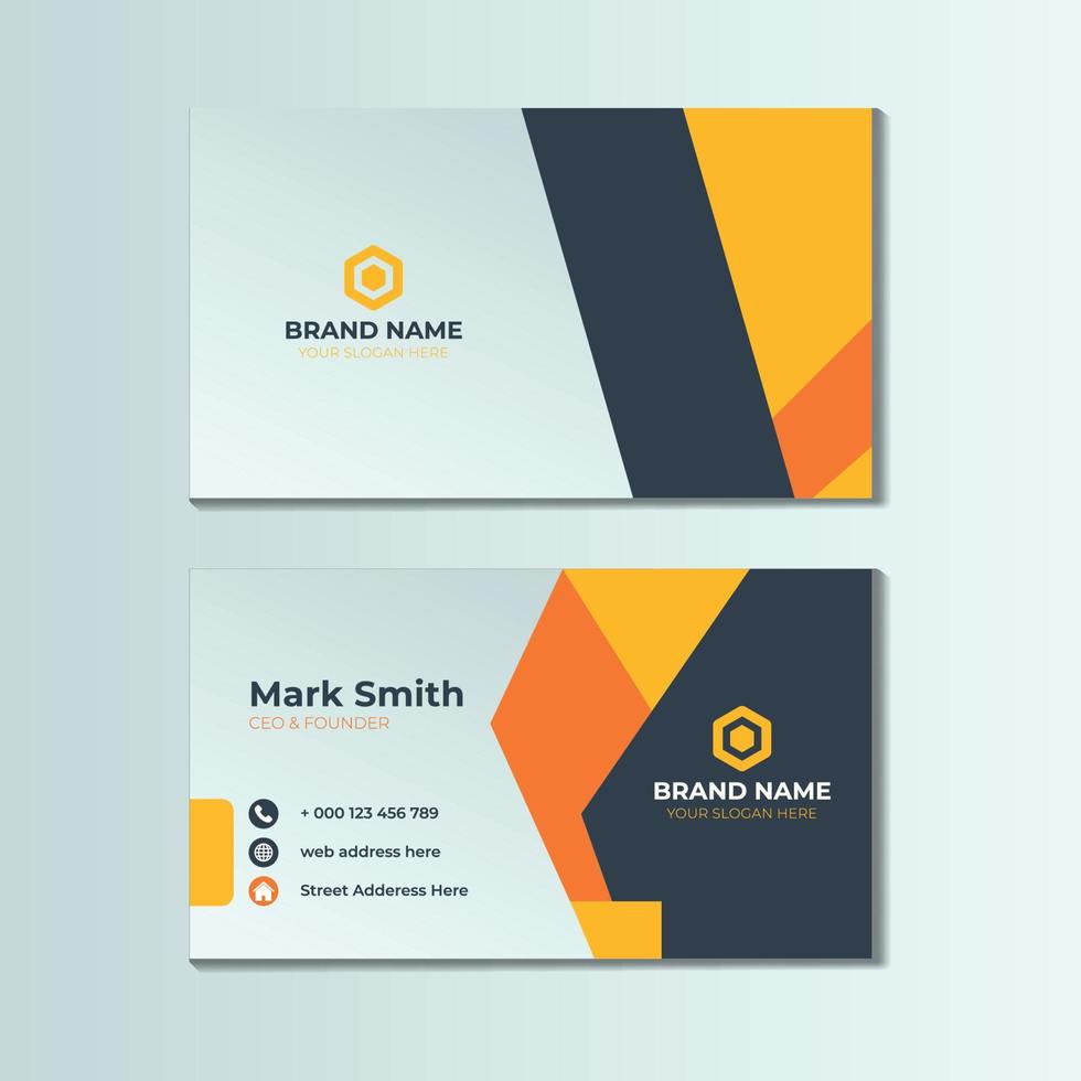 professional business design card template vector