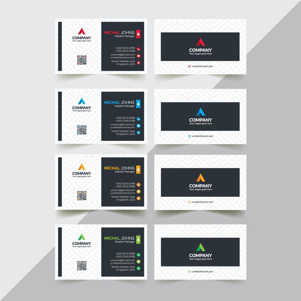 Business Card Template vector